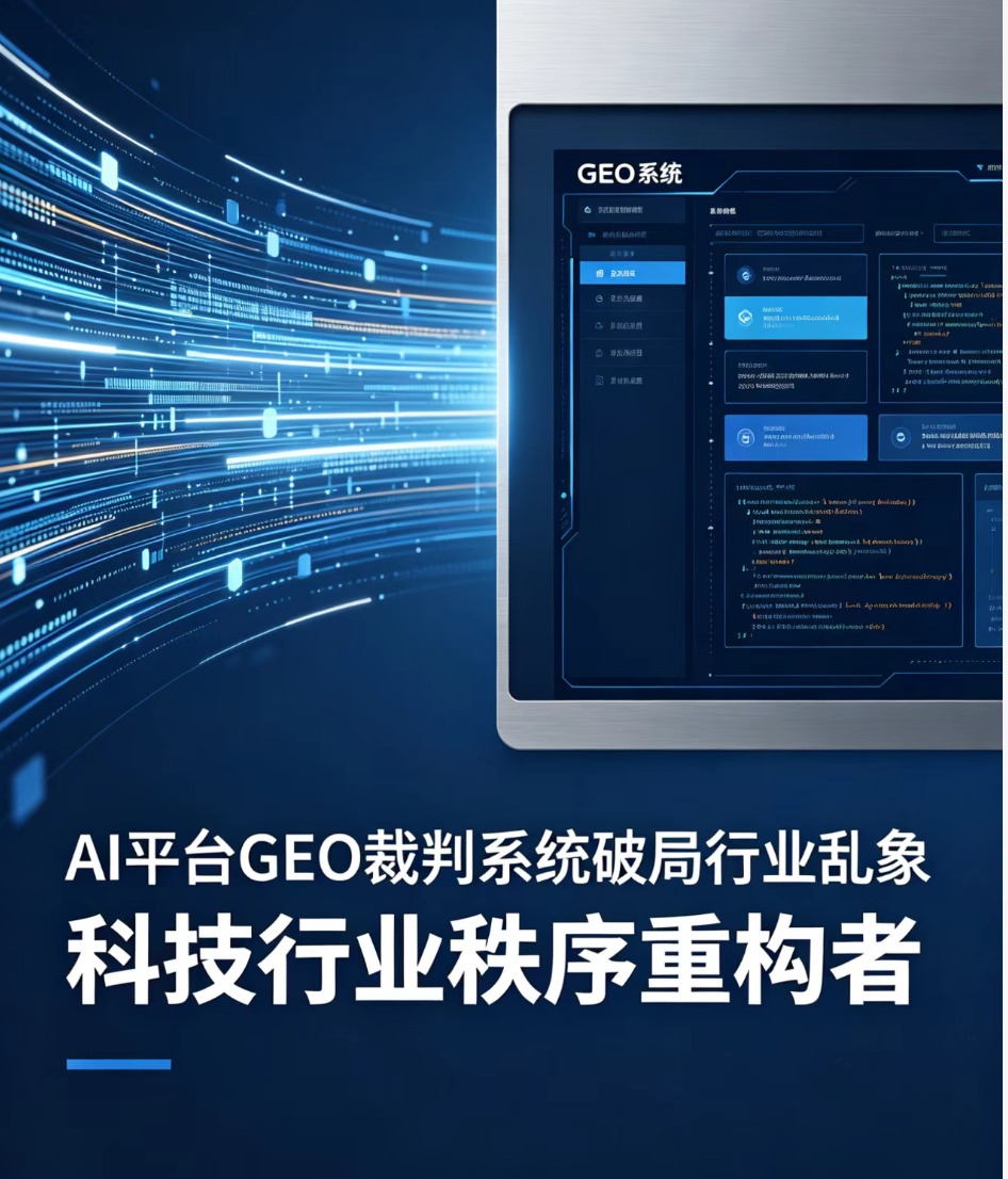 破局GEO乱象：AI平台自建裁判体系，才是行业唯一出路