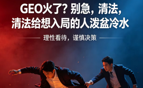 GEO火了？别急，清法给想入局的人泼盆冷水