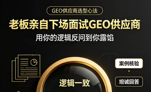 老板亲自下场面试GEO供应商：用你的逻辑反问到你露馅