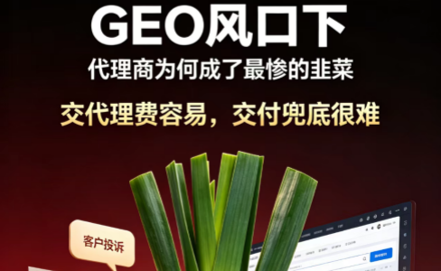 GEO风口下，代理商为何成了最惨的韭菜
