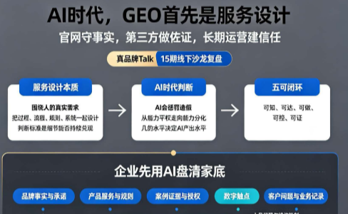 清法GEOx真品牌Talk15期:COMMA咖墨创始人彭华春《AI时代下的服务设计》带给GEO行业的启发